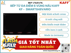 Bếp từ đa điểm 6 vùng nấu Kaff KF -  SMART848VARIO